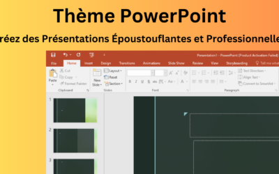 Thème PowerPoint : Créez des Présentations Époustouflantes et Professionnelles